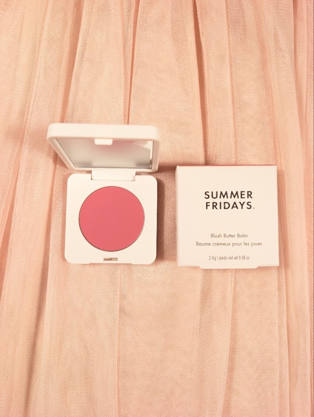 Summer Fridays Blush Butter Balm in Sweet Rose